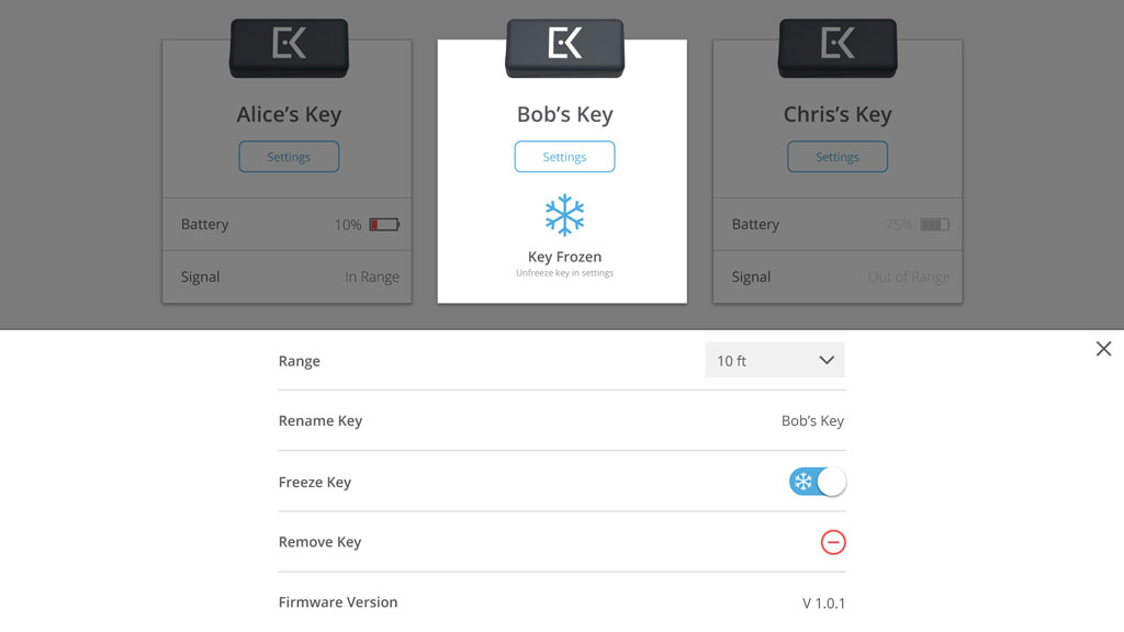 Everykey password manager